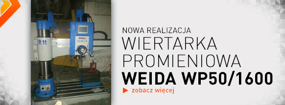 Wiertarka promieniowa WEIDA WP50/1600