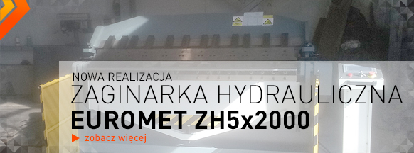 zaginarka hydrauliczna do blach EUROMET ZH5x2000